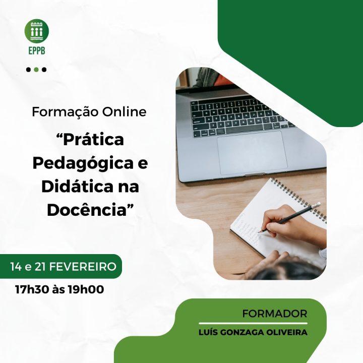 Formação Online “Prática Pedagógica e Didática na Docência”